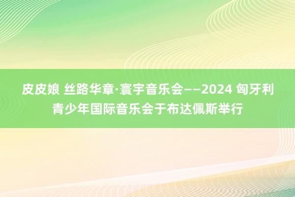 皮皮娘 丝路华章·寰宇音乐会——2024 匈牙利青少年国际音乐会于布达佩斯举行