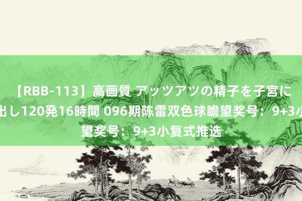 【RBB-113】高画質 アッツアツの精子を子宮に孕ませ中出し120発16時間 096期陈雷双色球瞻望奖号：9+3小复式推选