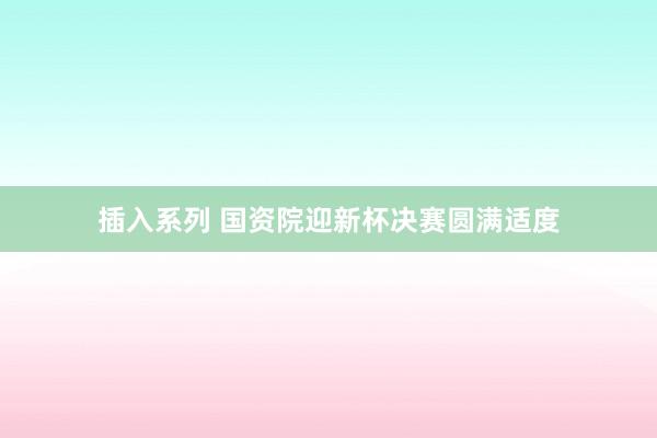 插入系列 国资院迎新杯决赛圆满适度